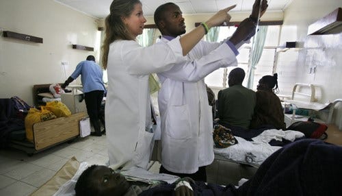 Doctors working in Kenya as a part of AMPATH